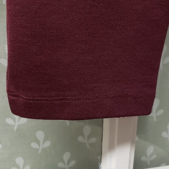 Sunday Best Maroon Leggings - Picture 6 of 7